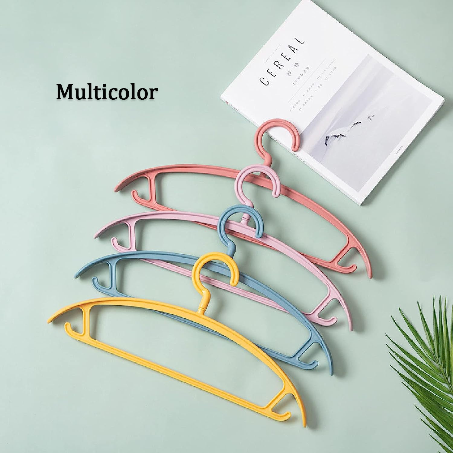 0231 Plastic Hangers, Clothes Hangers - Lightweight Space Saving Hangers - Standard Hangers for Clothes - Durable, Slim & Sleek Hangers (10pc) DeoDap 0231 Plastic Hangers, Clothes Hangers - Lightweight Space Saving Hangers - Standard Hangers for Clothes - Durable, Slim & Sleek Hangers (10pc) DeoDap